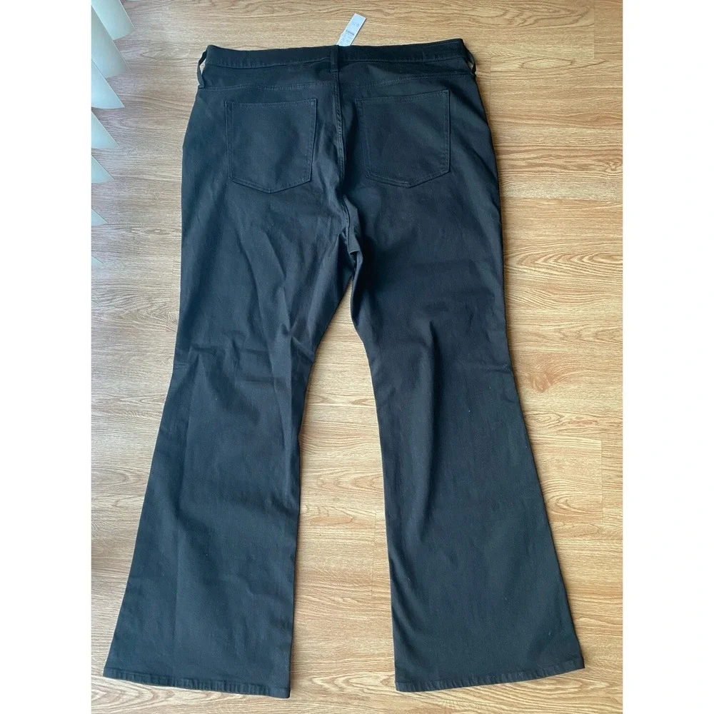 J.Crew High Rise Flared Leg Bootcut Jeans Women's Plus Size 36 Black '03 CC512 - Picture 4 of 9